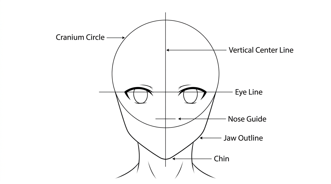 Step 7: Add Eyebrows, Nose, and Mouth