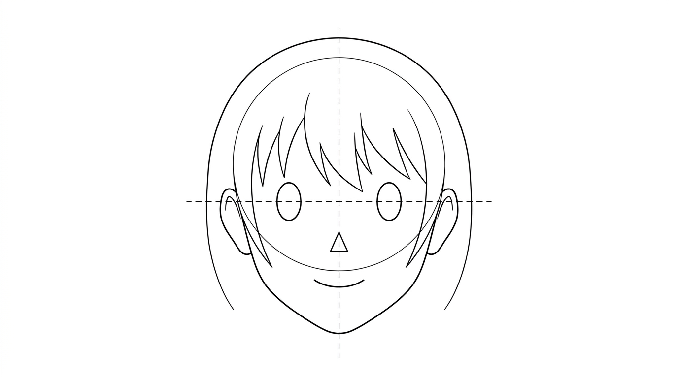 Step 9: Outline the Hair