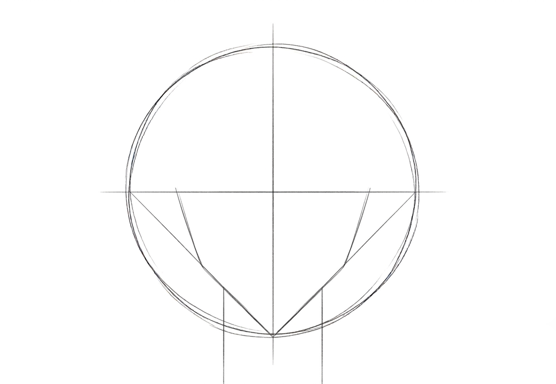 Step 5: Draw the Neck