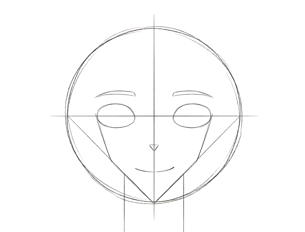 Step 7: Add Eyebrows, Nose, and Mouth