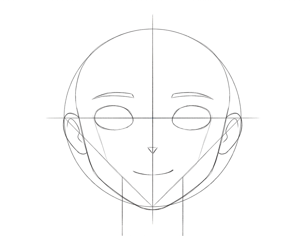 Step 8: Draw the Ears