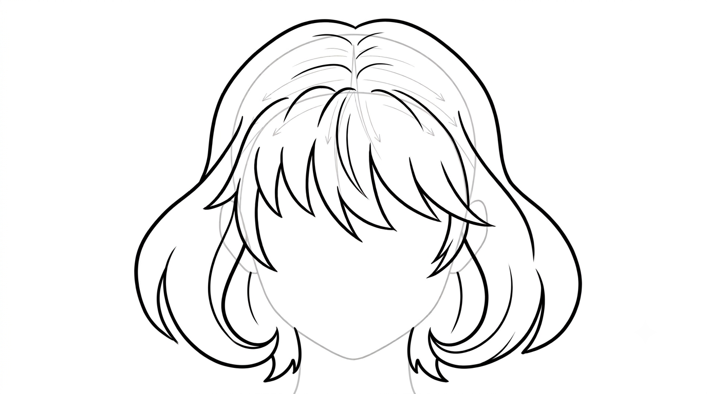 Step 6: Back Hair