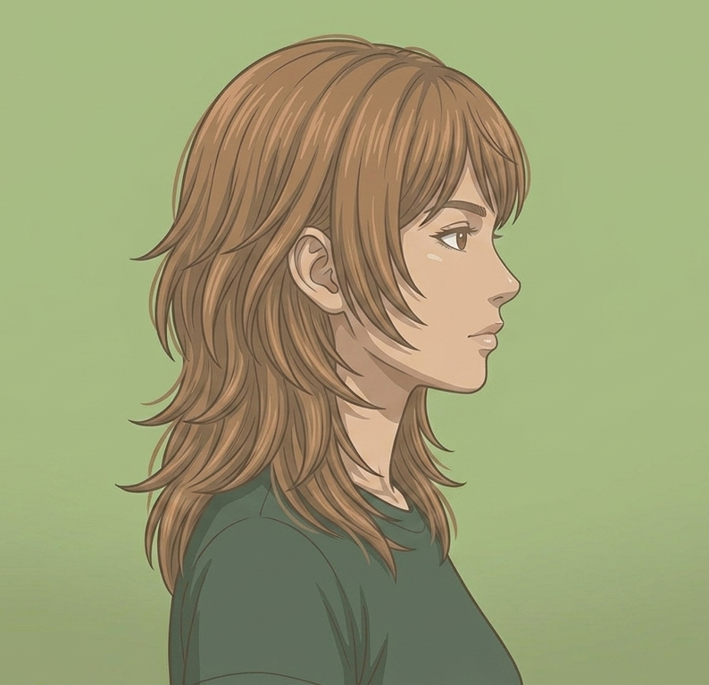 Female · Layered Shoulder · Right Side