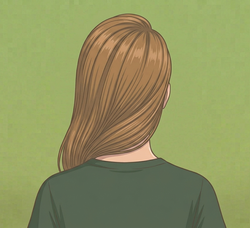 Female · Side-Swept Long · Back