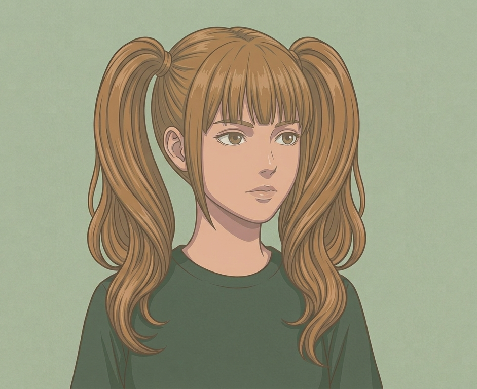 Female · Twintails · Front Right 3/4