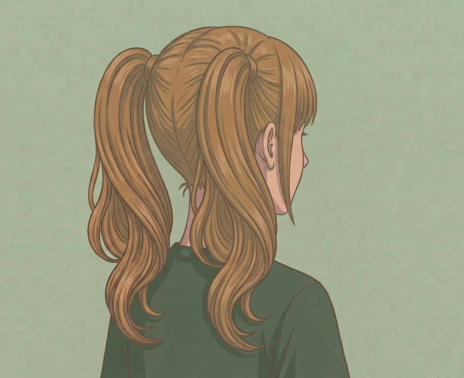 Female · Twintails · Back Right 3/4