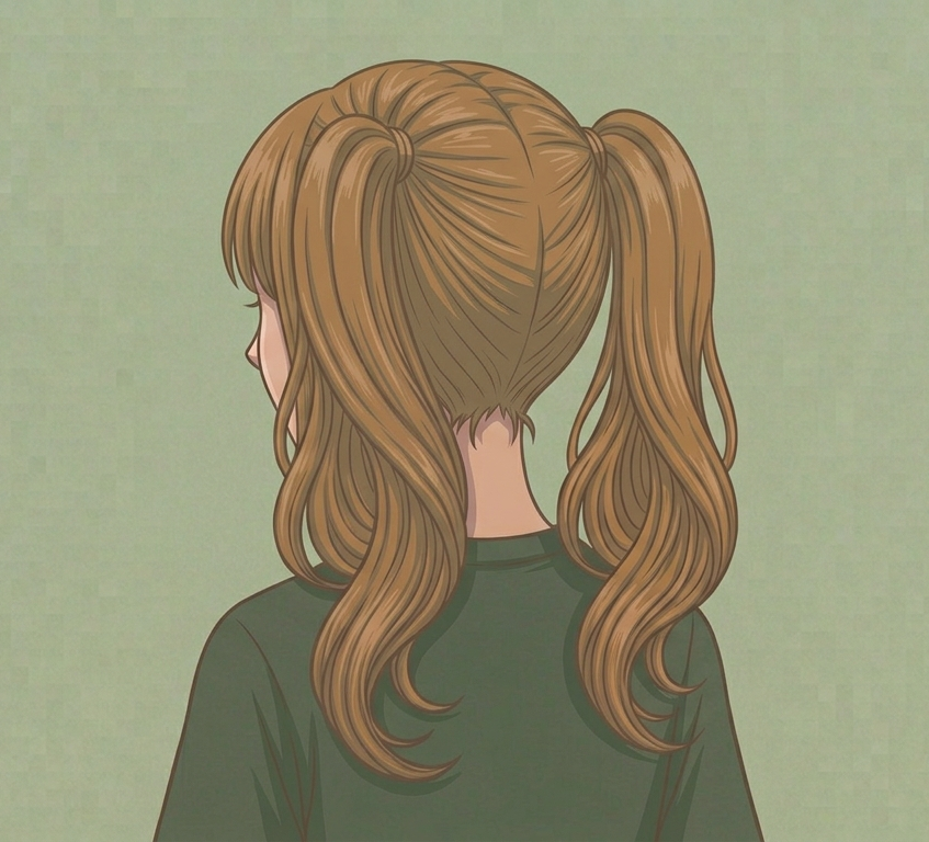 Female · Twintails · Back Left 3/4