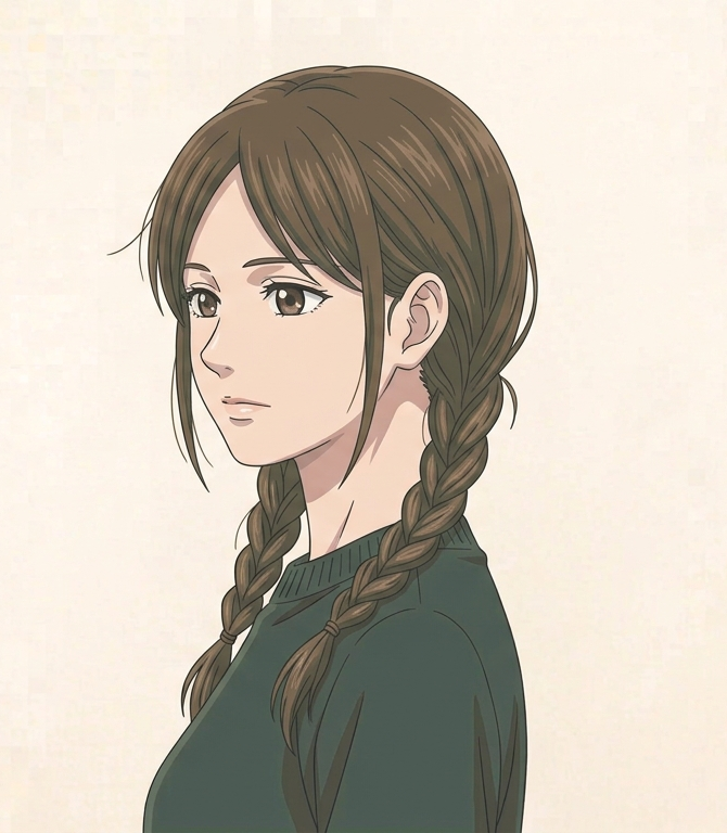 Female · High Ponytail · Back Right 3/4