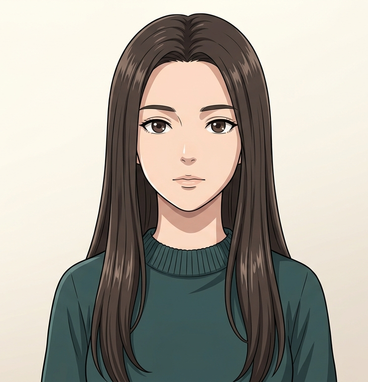 Female · Long Straight · Front