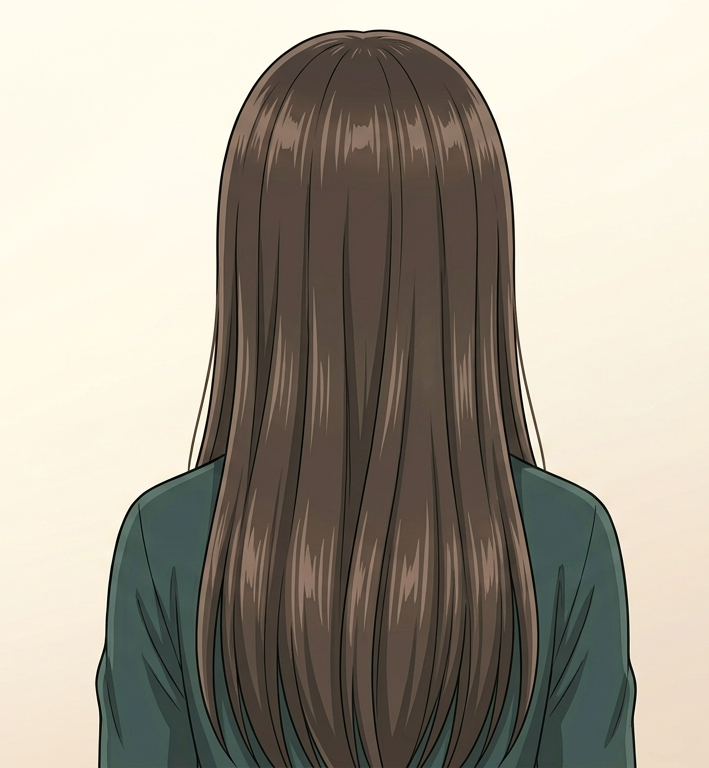 Female · Long Straight · Back
