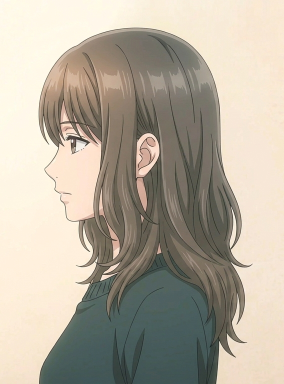 Female · Medium Wavy · Left Side