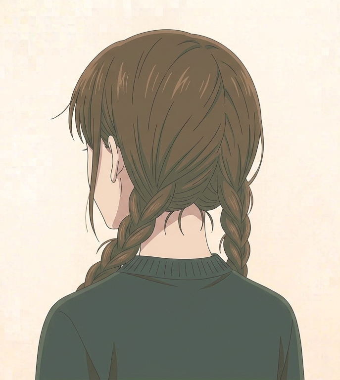Female · Twin Braids · Front
