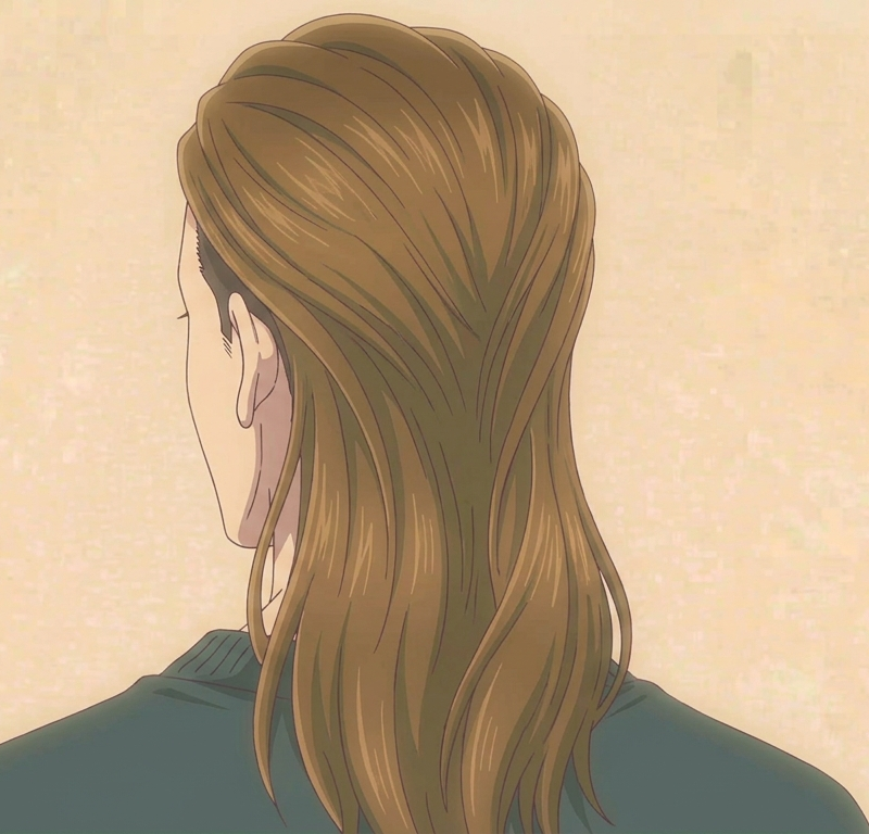 Male · Long Undercut · Front