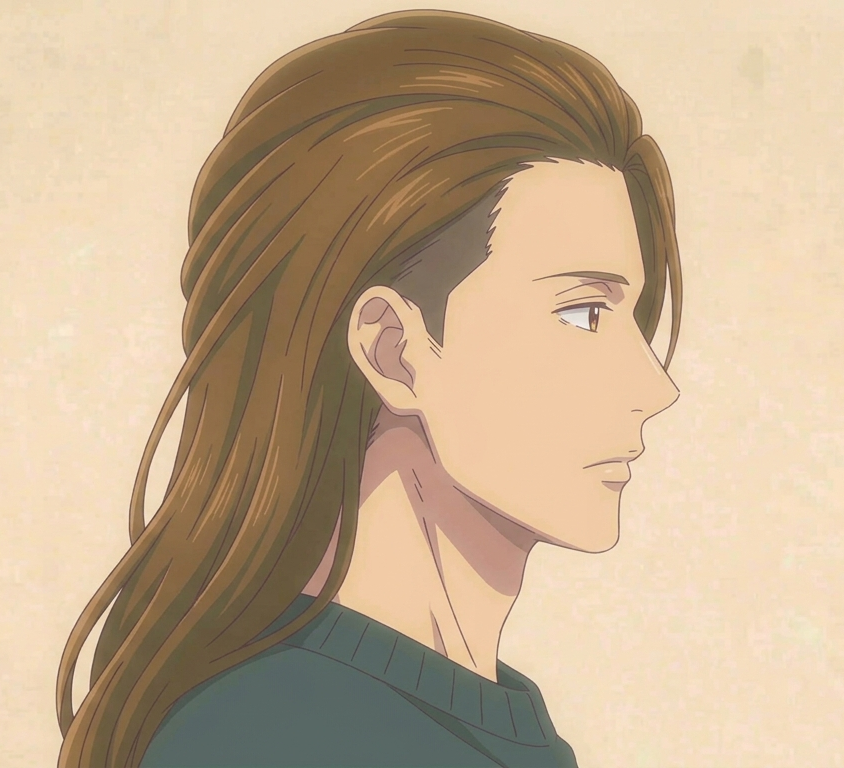 Male · Long Undercut · Right Side