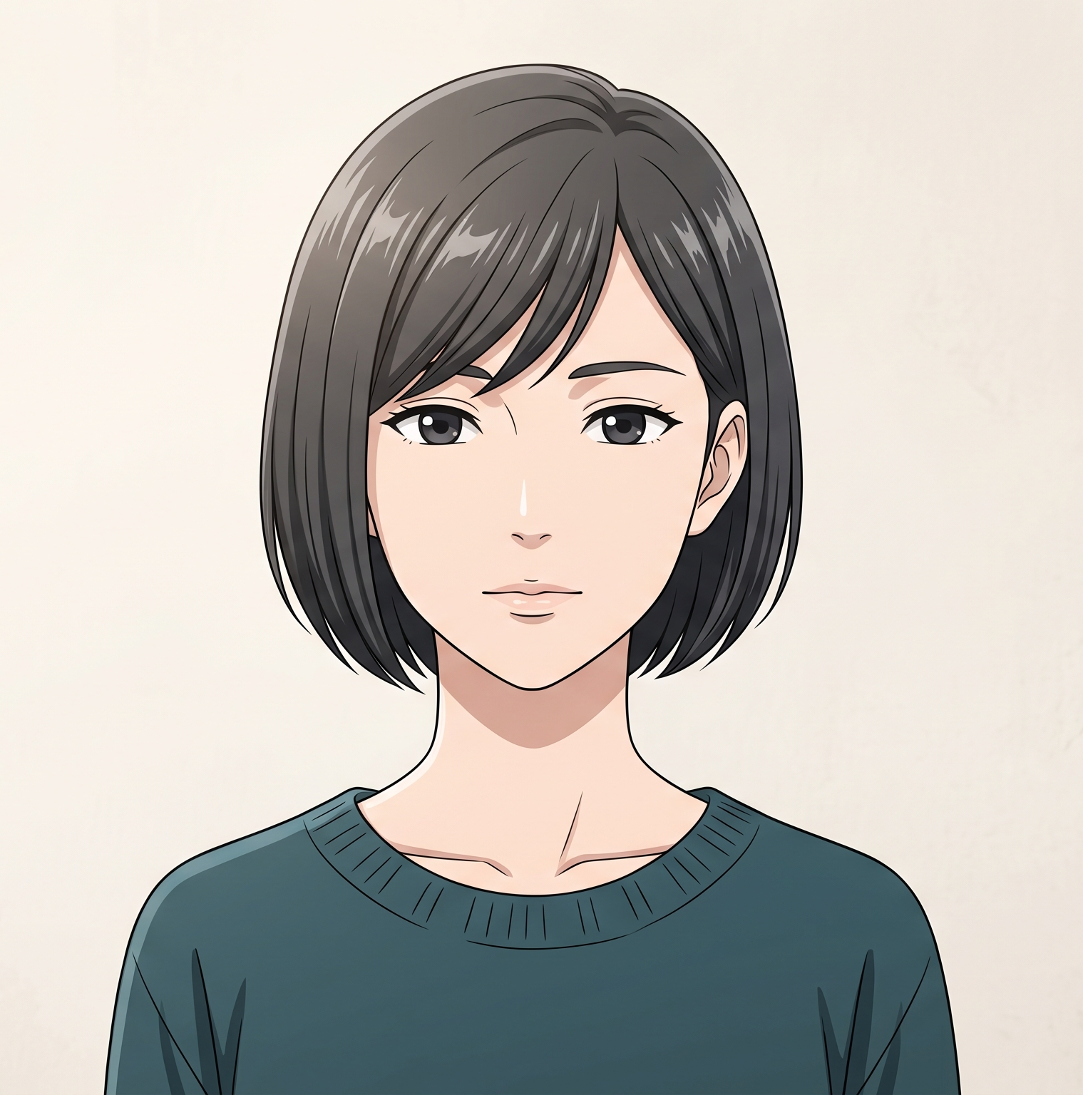 Female · Short Bob · Front