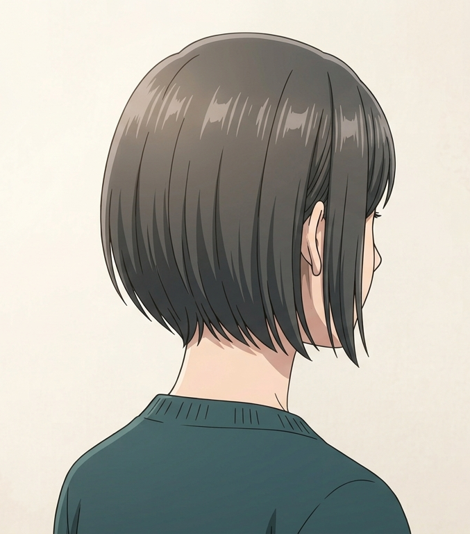 Female · Short Bob · Back Right 3/4