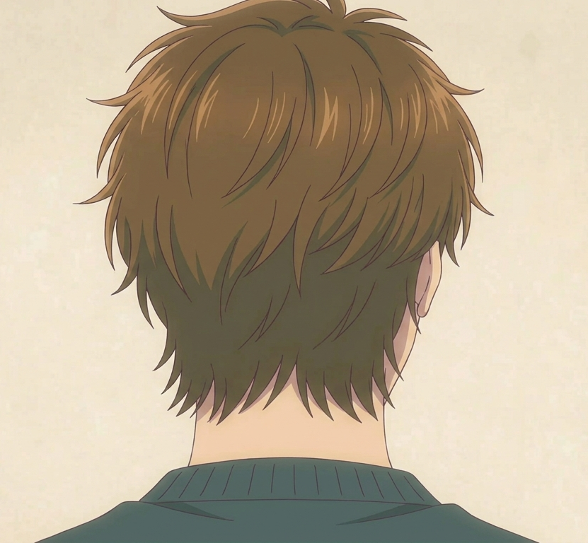 Male · Medium Layered · Back