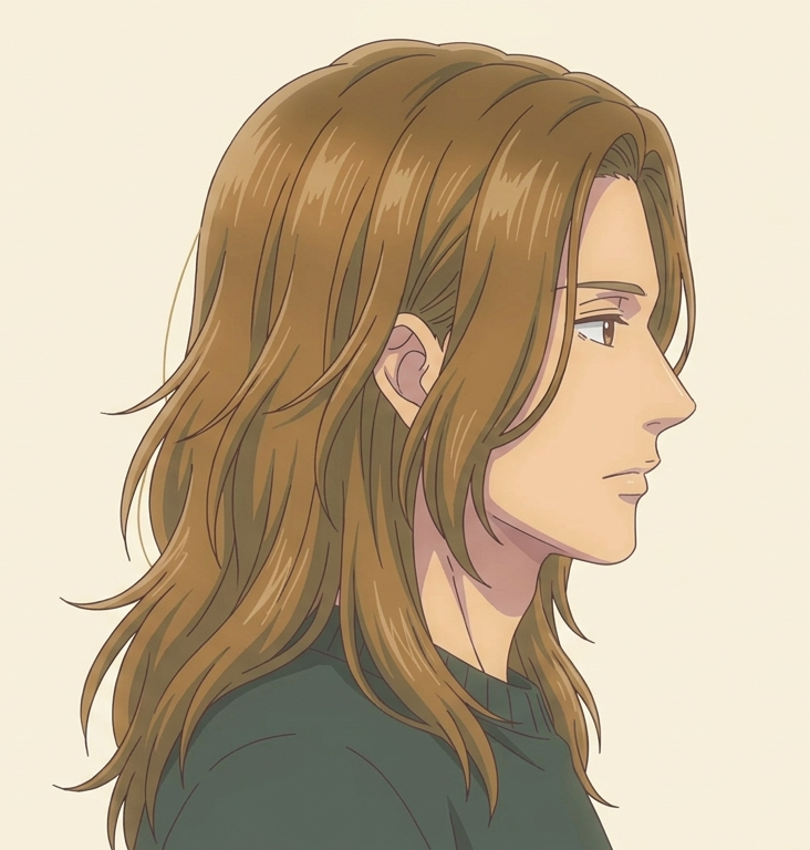 Male · Messy Long · Right Side
