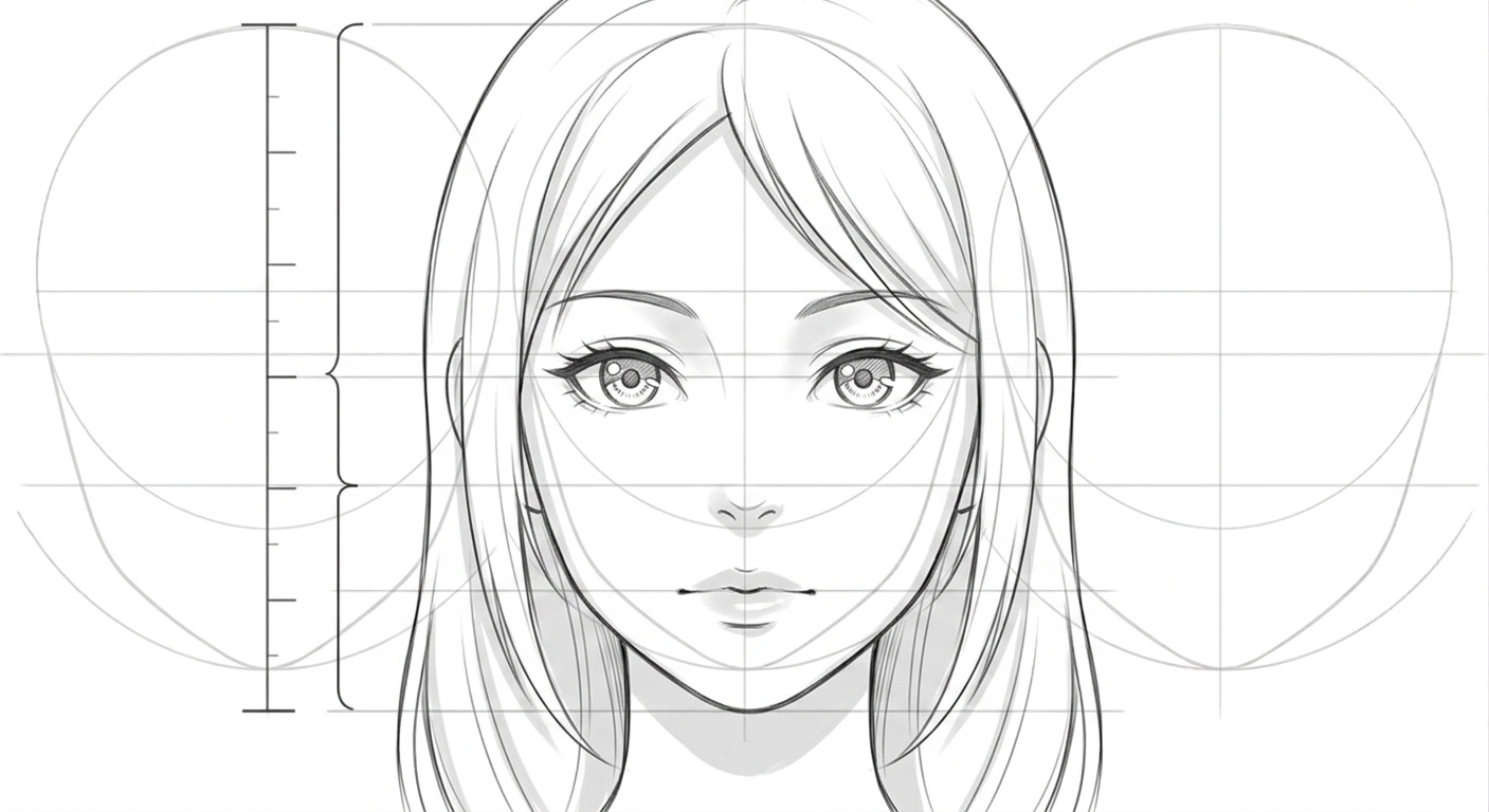 How to Draw Anime Head Proportions