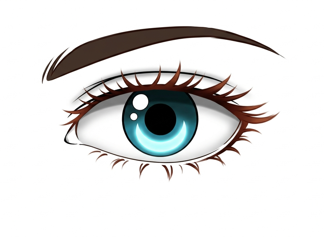 Step 7: Eyebrow and Eyelash Detailing
