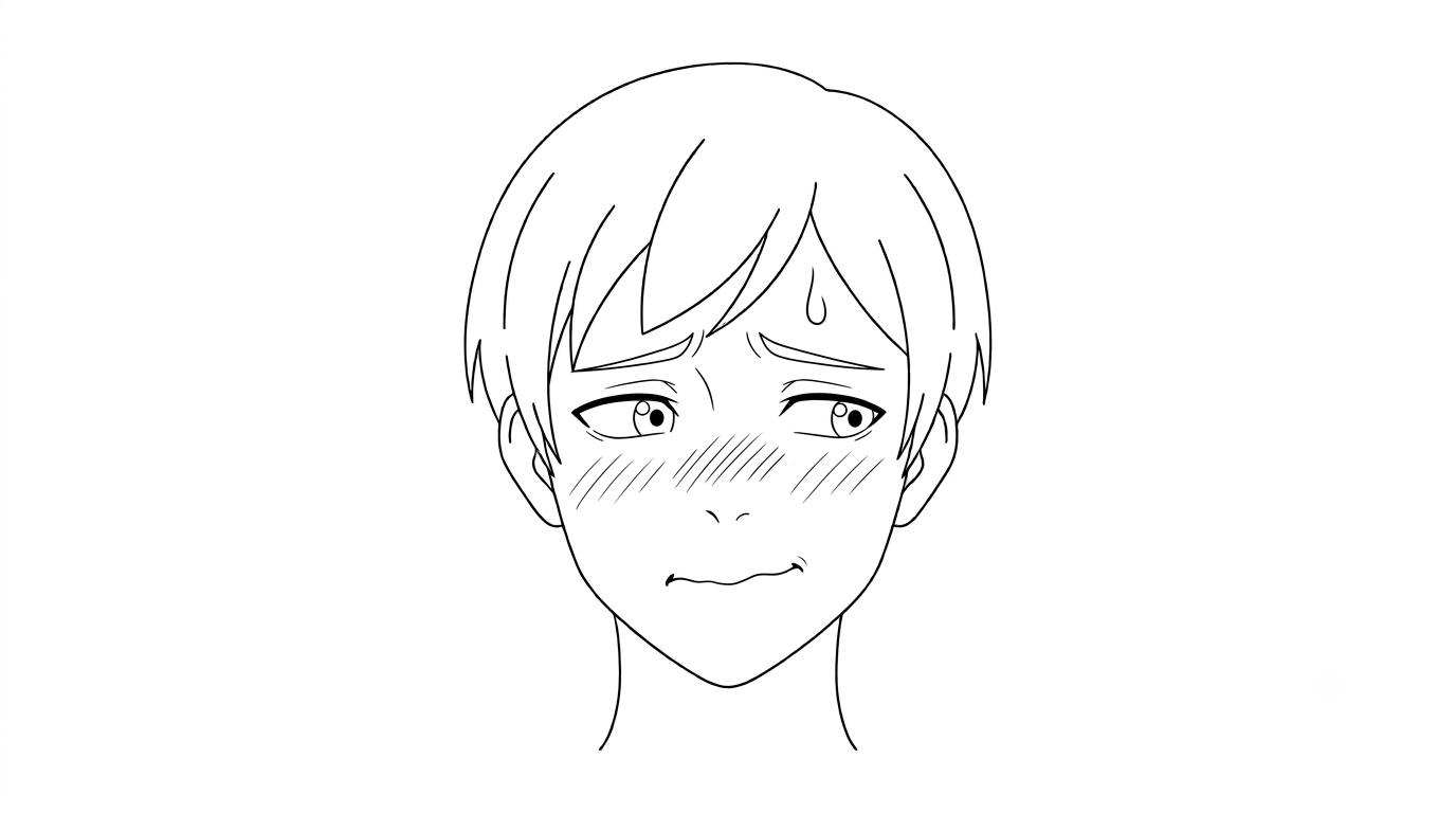Expression 9: Embarrassed