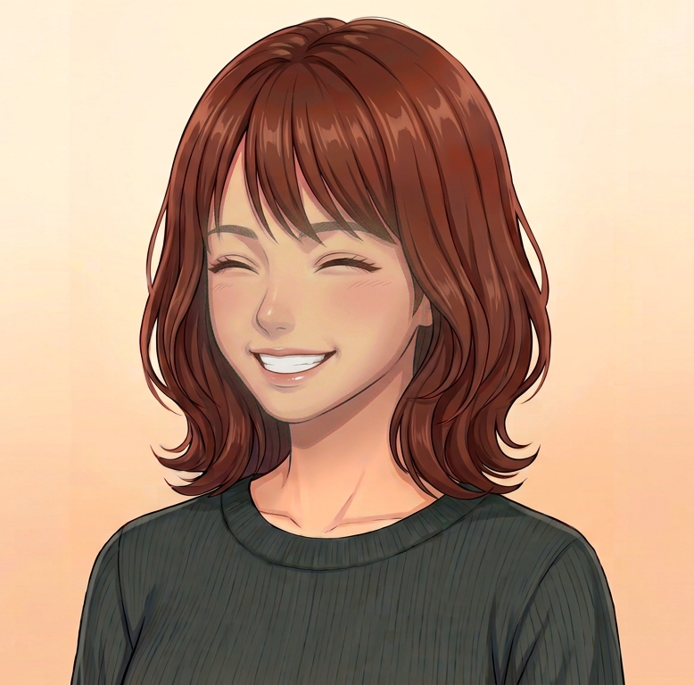 Female · 3/4 · Happy