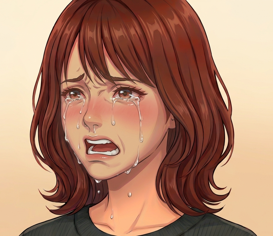 Female · 3/4 · Crying