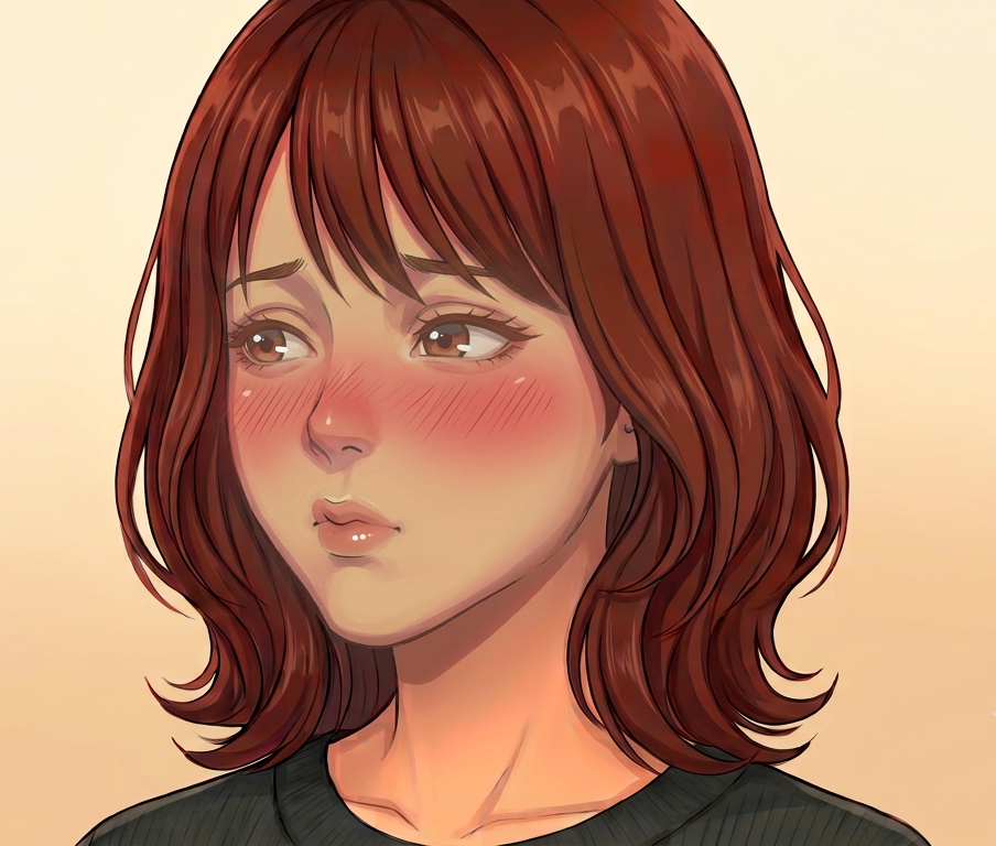 Female · 3/4 · Embarrassed