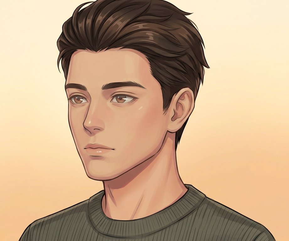 Male · 3/4 · Neutral