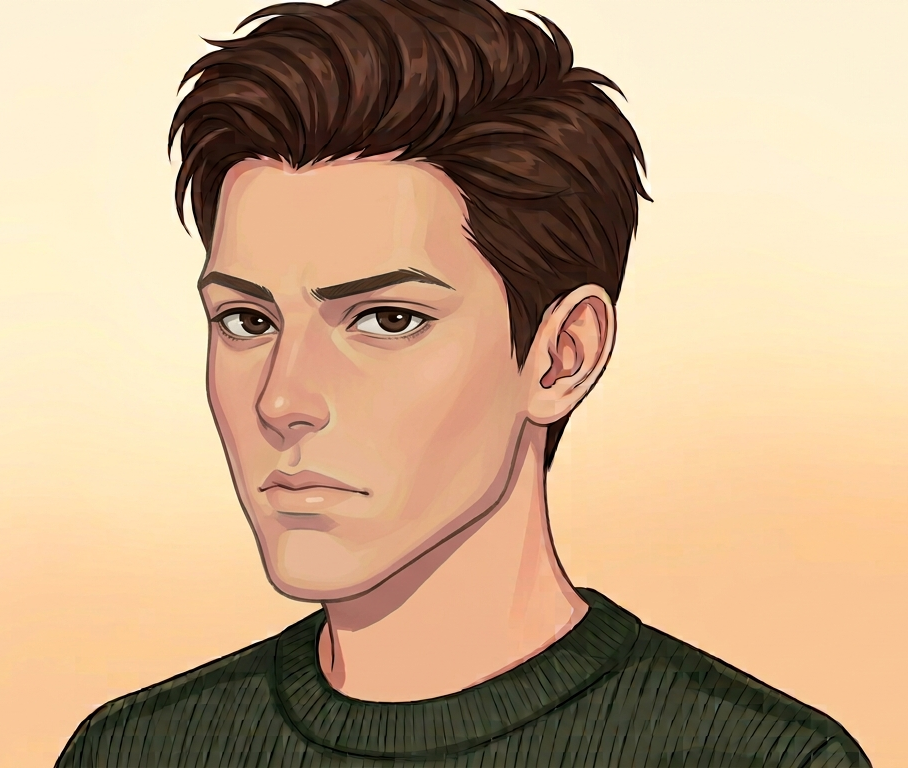 Male · 3/4 · Serious