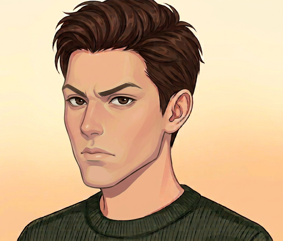 Male · 3/4 · Confused