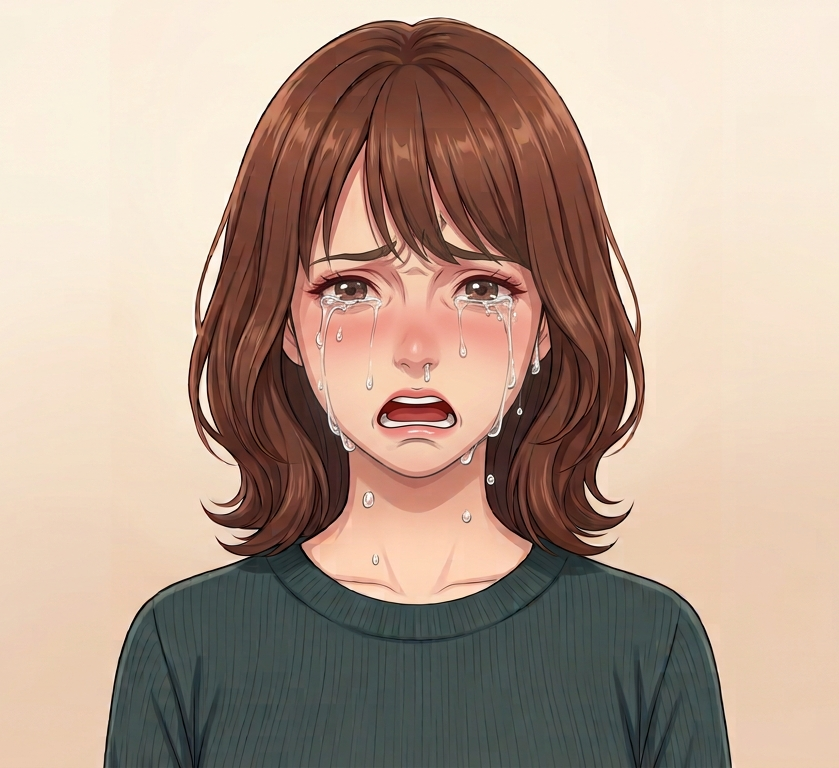 Female · Front · Crying