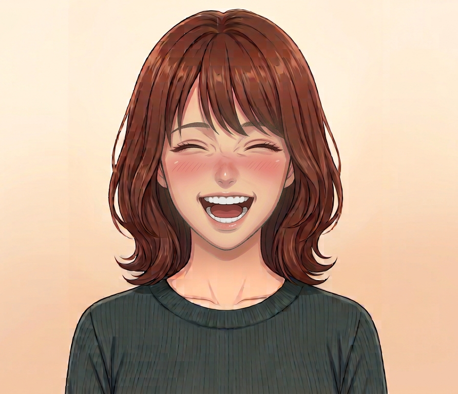 Female · Front · Joyous